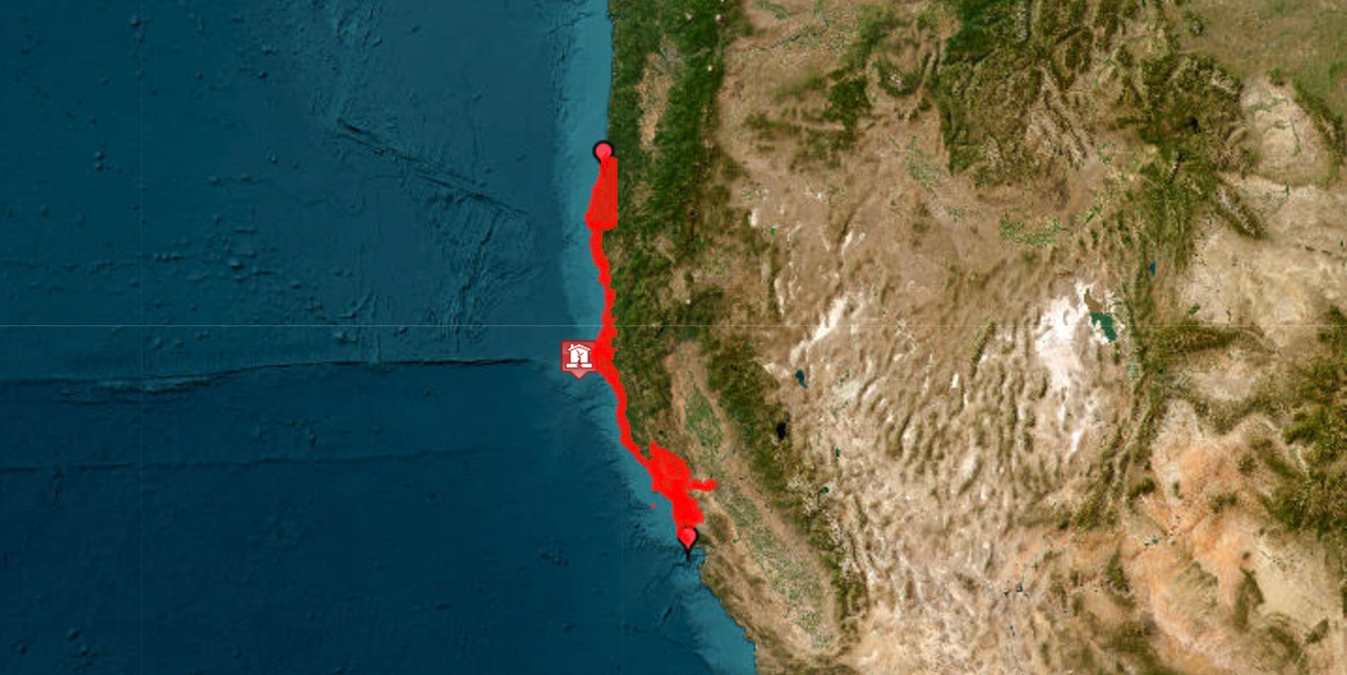 California earthquake live Tsunami warnings after 7.0magnitude